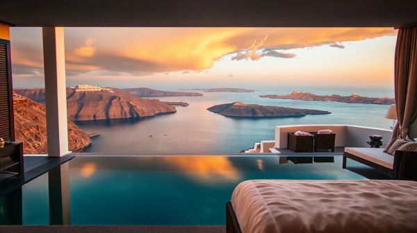 Les meilleurs hôtels avec vue sur la caldeira à Santorin