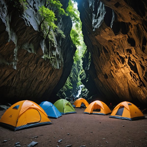 Comment organiser un camping pour une expédition de spéléologie dans les grottes de Nouvelle-Zélande?